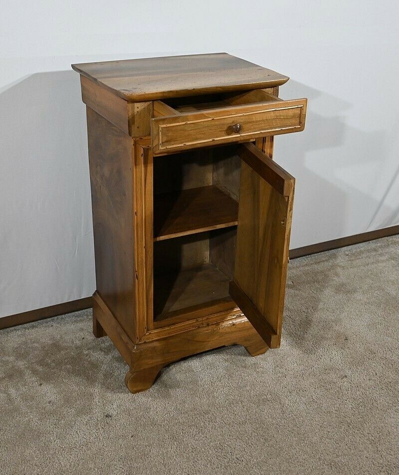 Solid Walnut Bedside Table – Late 19th Century photo Furniture