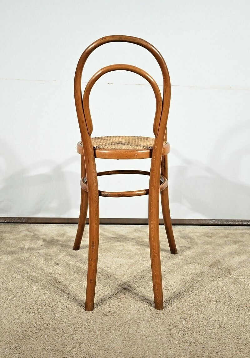 Children's High Chair In Curved Beech, Stamped Thonet   Early 20th Century photo 1162.90322574