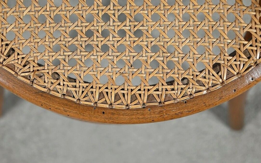 1162.90322574 Children's High Chair In Curved Beech, Stamped Thonet   Early 20th Century photo