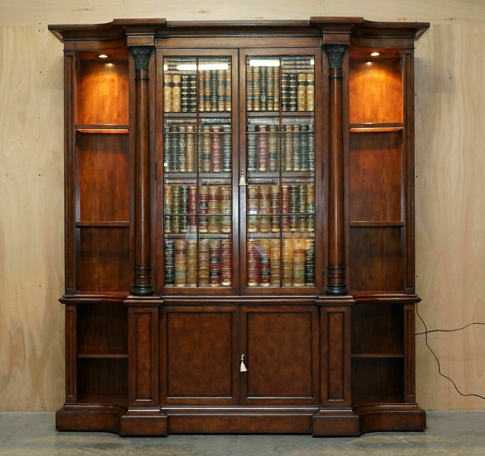 Finetheodore Alexander Faux Book Laurel Burl Open Library Bookcase photo furniture