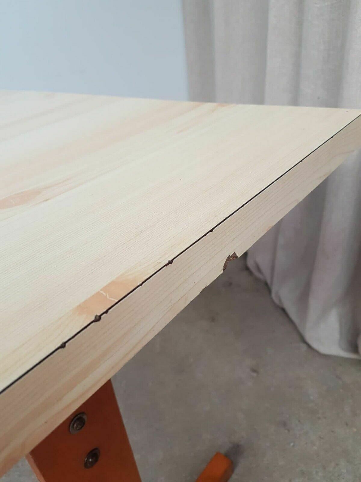 Vtg Mid Century Formica Desk Kitchen Dining Table Danish Scandi Retro R334 photo vinterior