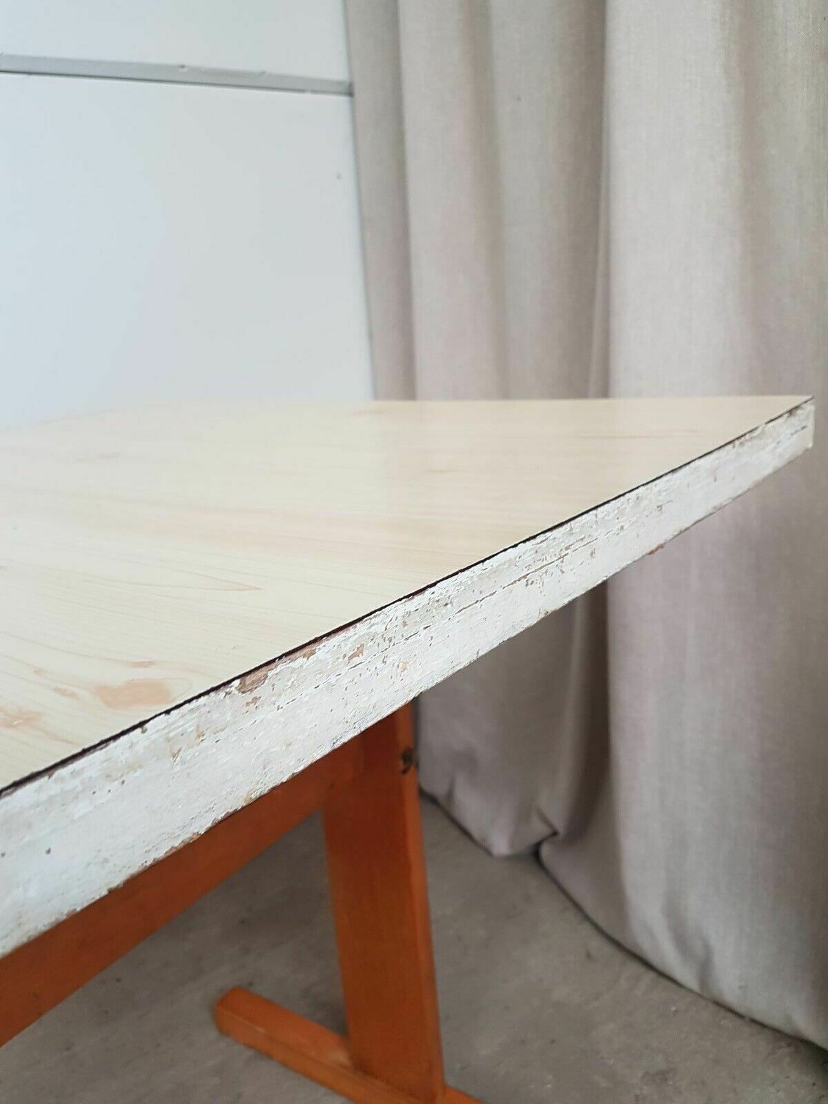 photo furniture Vtg Mid Century Formica Desk Kitchen Dining Table Danish Scandi Retro R334