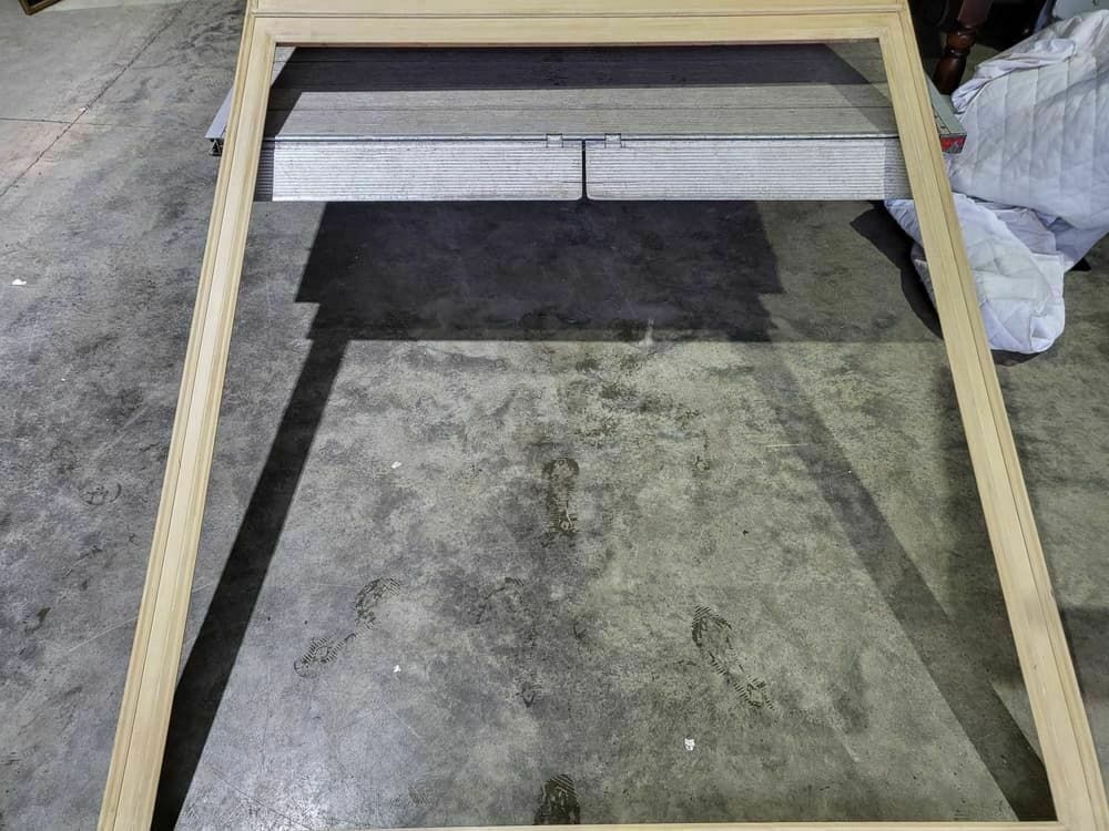 20thc Very Large 10' 5" H French Painted Room Panel Door Frame Fire Surround photo vinterior