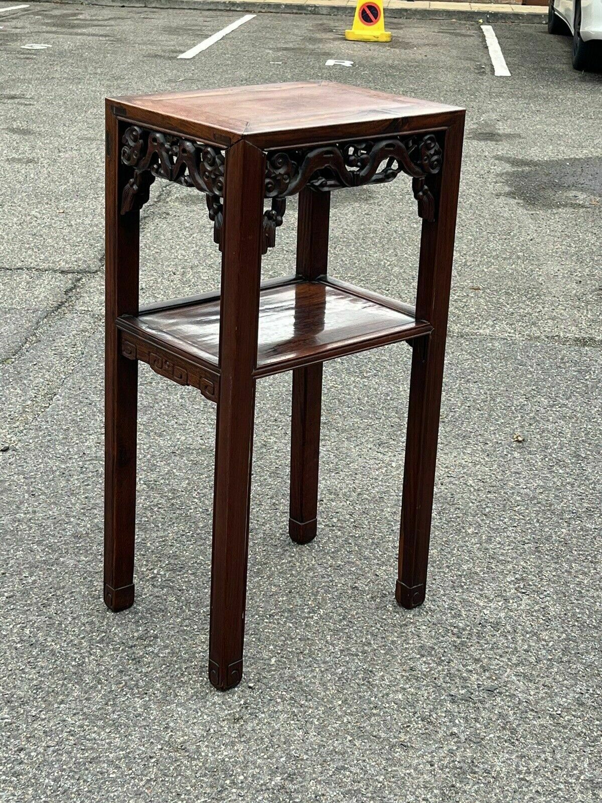 photo for sale Chinese Antique Jardiniere Hardwood Stand , Very Good Quality.