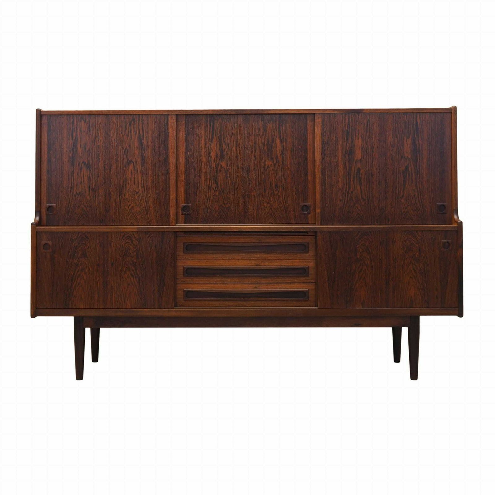 Vintage Highboard, Danish Design, 1960s, Designer: Johannes Andersen, Manufacture: Skaaning Furniture