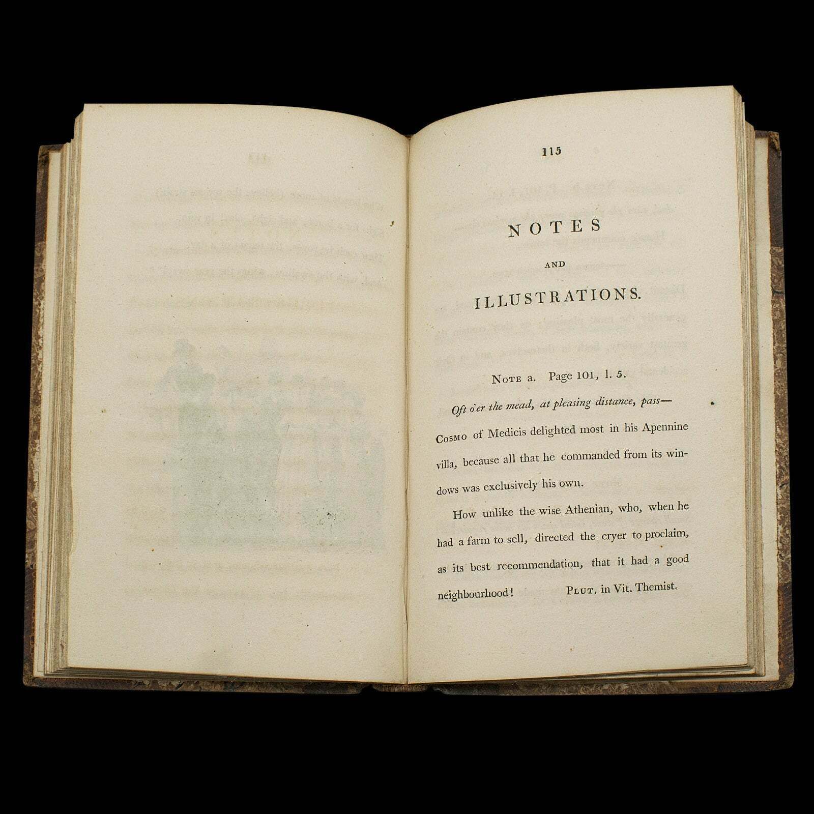 photo furniture Antique Poetry Book, Pleasures Of Memory, Samuel Rogers, English, Georgian, 1803