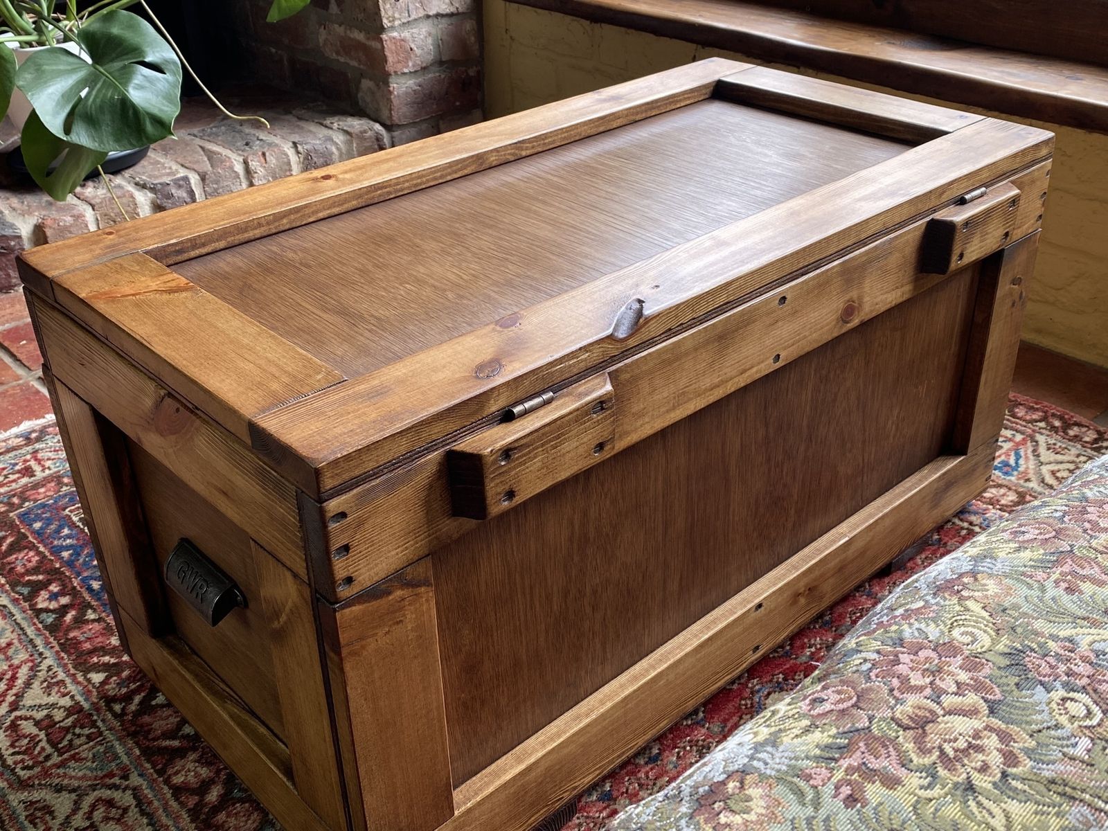 photo for sale Wooden Trunk Chest For Vinyl Record Collection | Handmade To Order | Customisable
