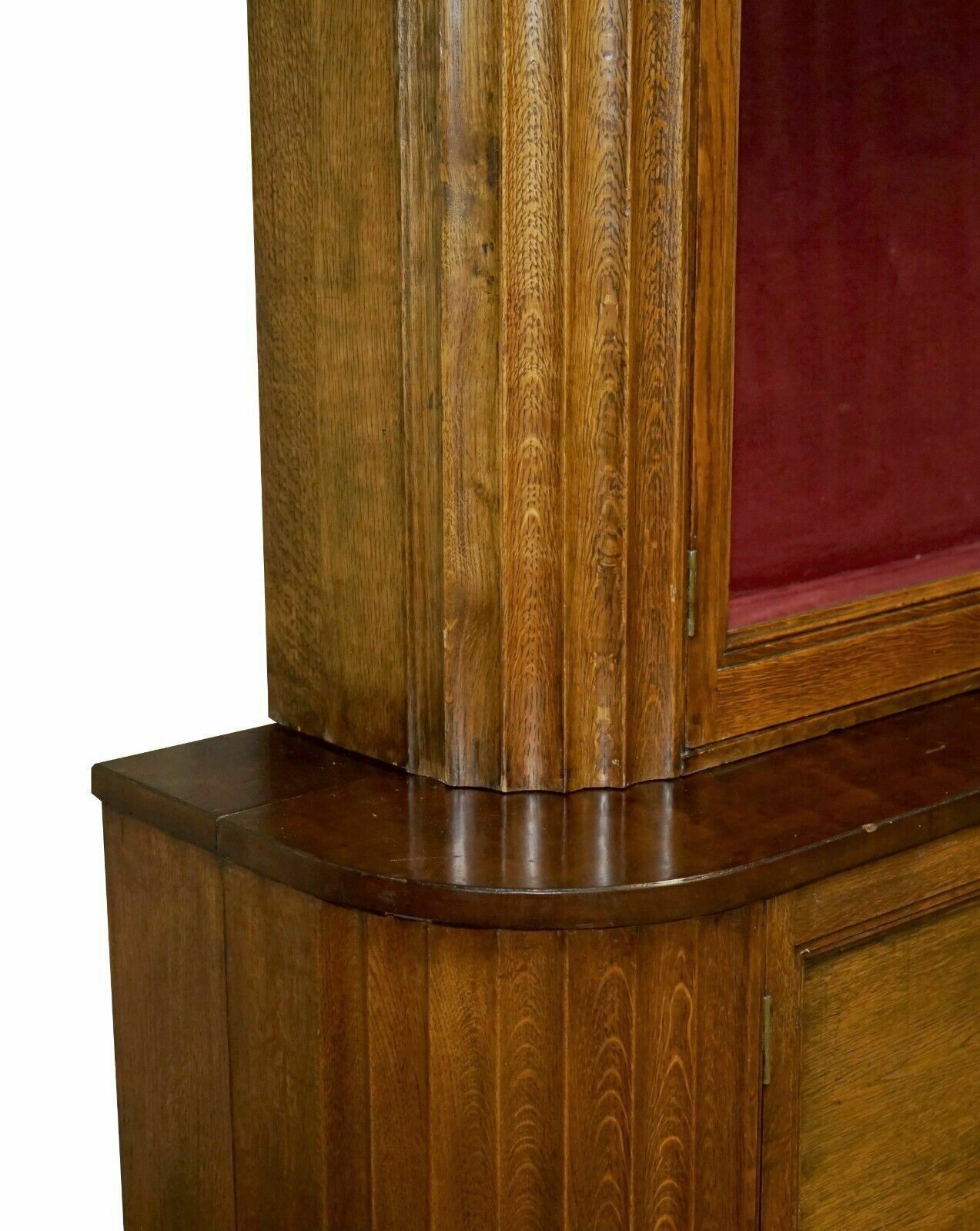 Meter Samuel Pepys 1666 Style Library Bookcase Drawers Part Of Suite photo vintage