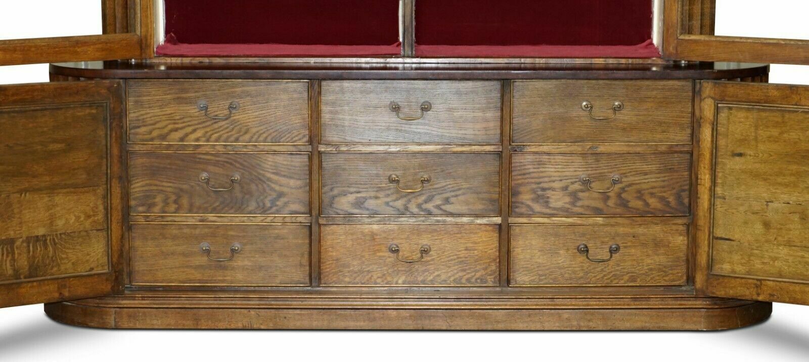 photo vinterior Meter Samuel Pepys 1666 Style Library Bookcase Drawers Part Of Suite