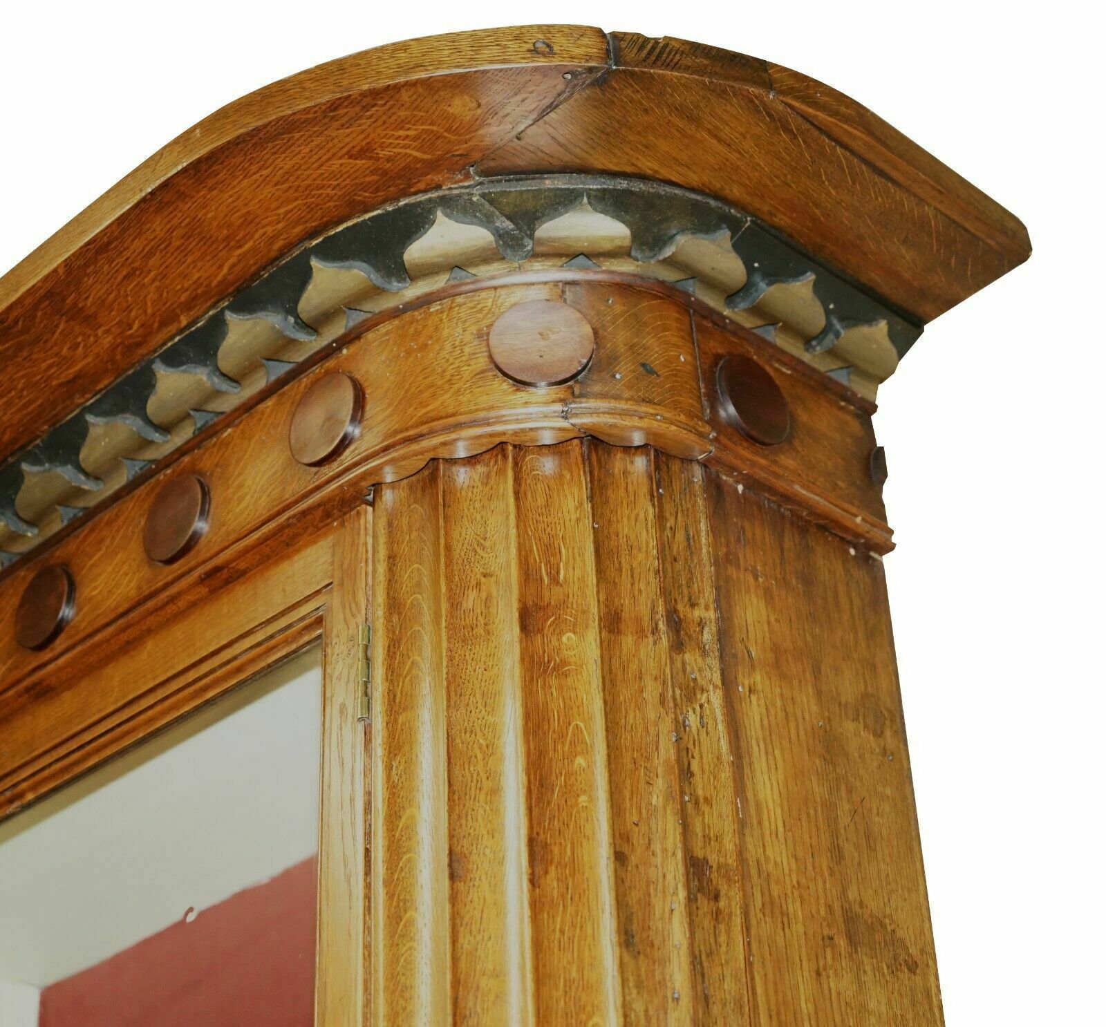 Furniture 2.8 X 2.2 Meter Antique Samuel Pepys 1666 Style Library Bookcase Part Of Suite photo