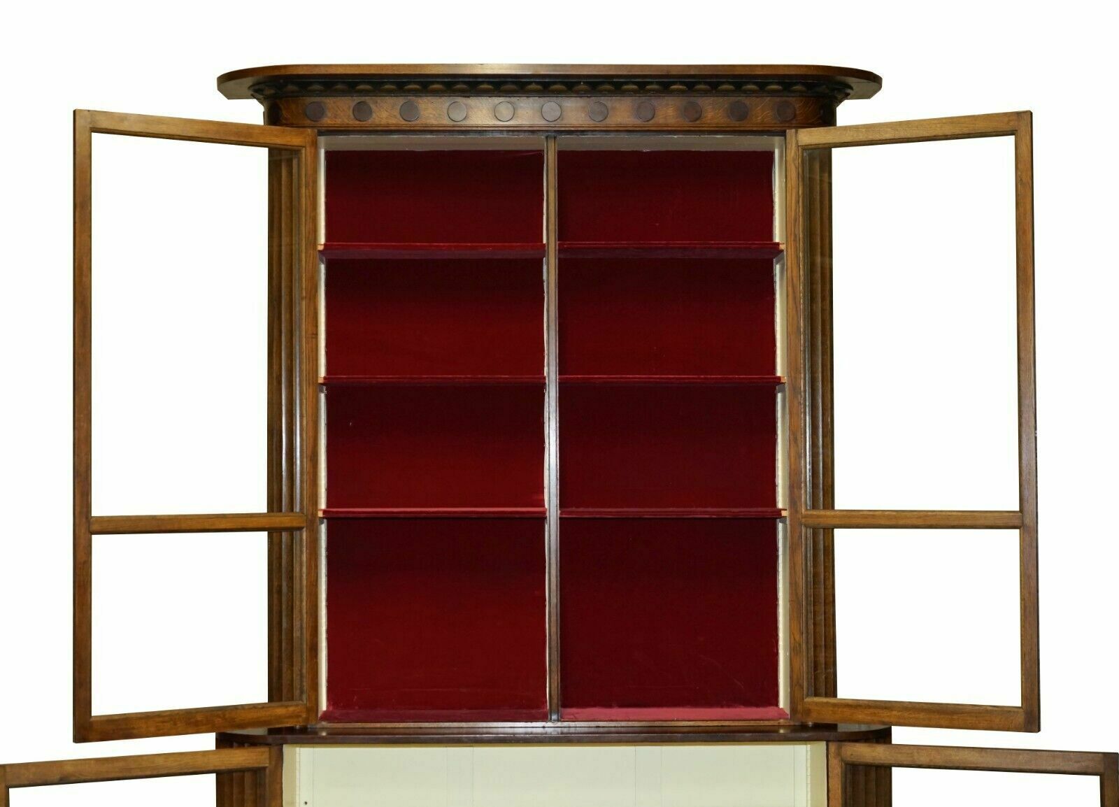 photo vinterior 2.8 X 2.2 Meter Antique Samuel Pepys 1666 Style Library Bookcase Part Of Suite
