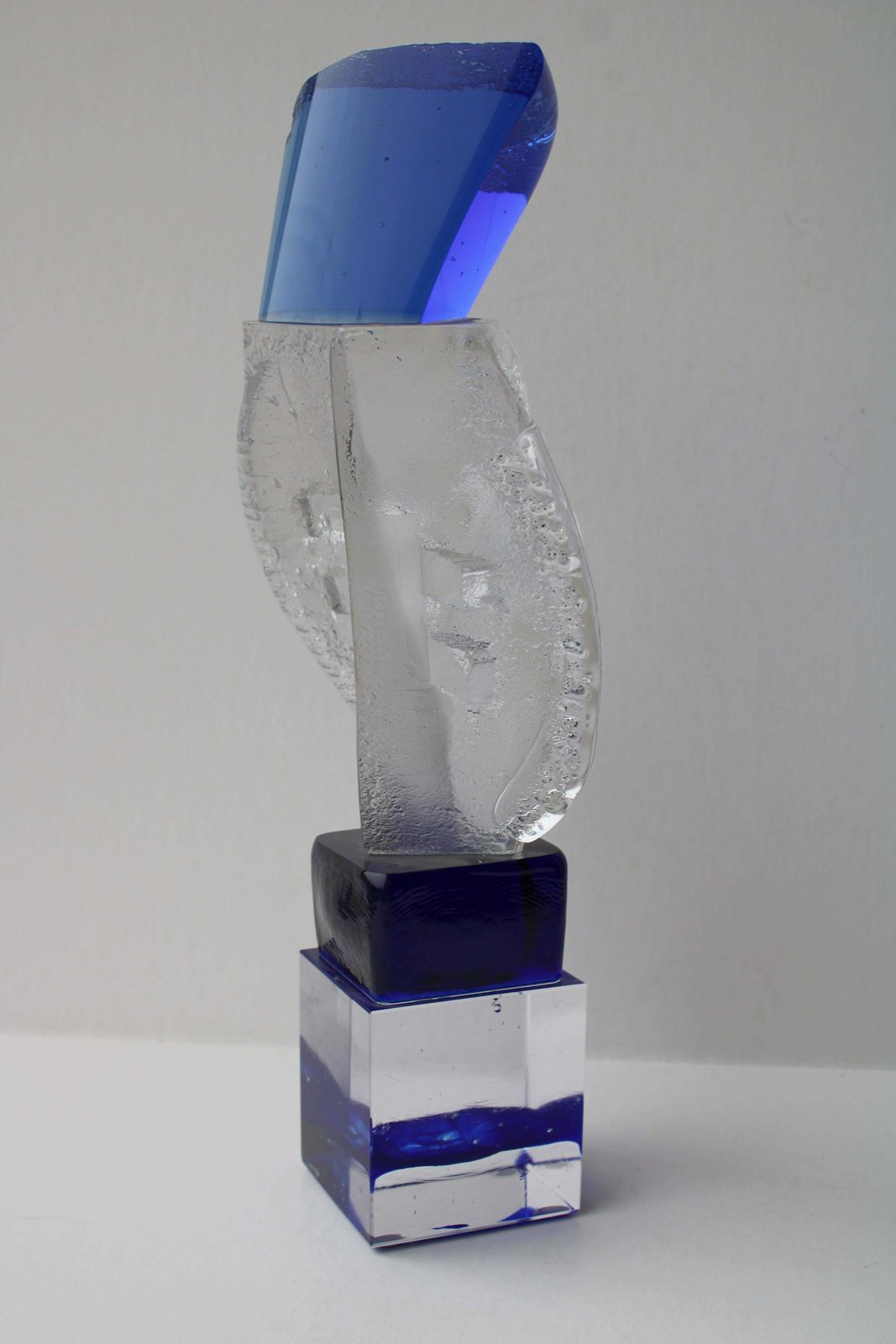 Art Emane Inita Blue. Glass, 34, 5x15x8 Cm photo