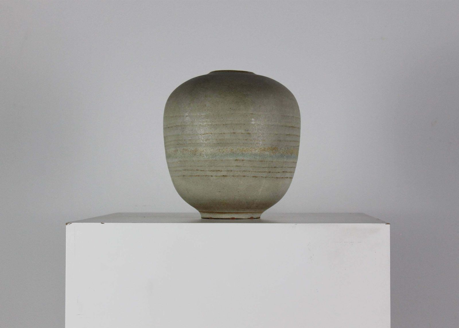 Decorative Vase In Stoneware With Signature By Carlo Zauli 1960s Italy photo for sale