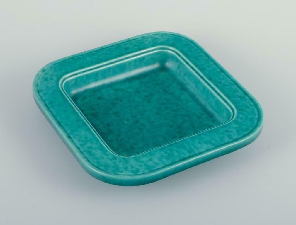Wilhelm Kåge For Gustavsberg. Square Ceramic Bowl. From The Argenta Series. photo furniture