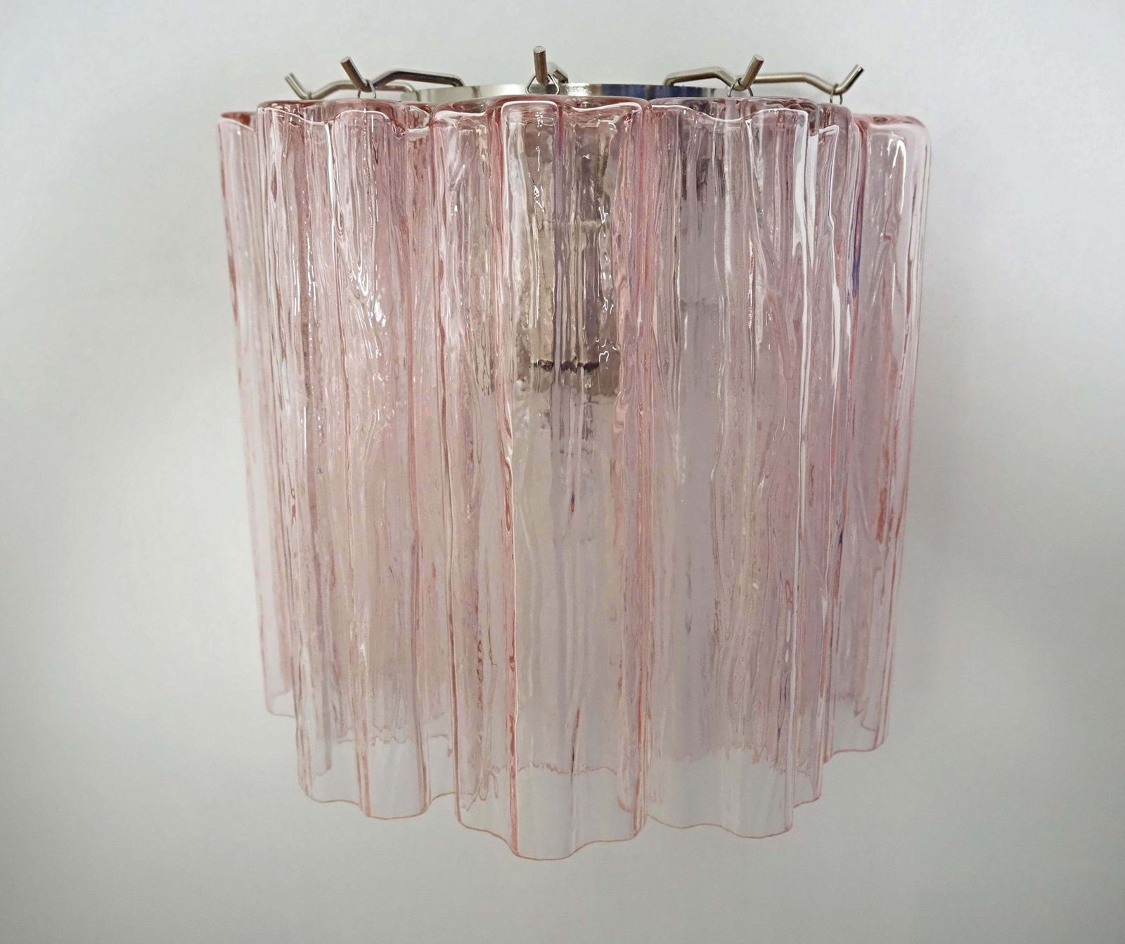 photo furniture Midcentury Pair Of Pink Tronchi Sconces Murano