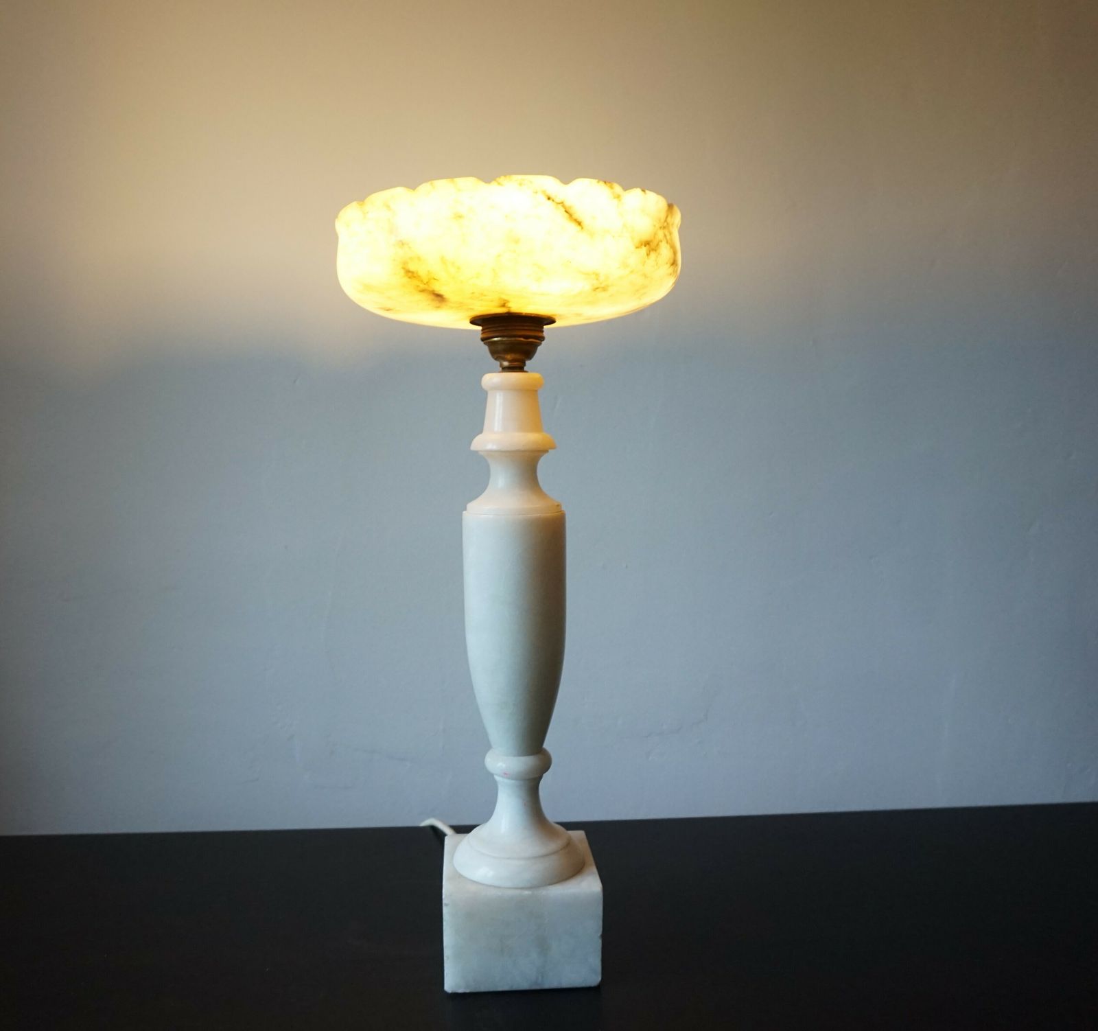 French Table Lamp Louis XVI Marble photo buy
