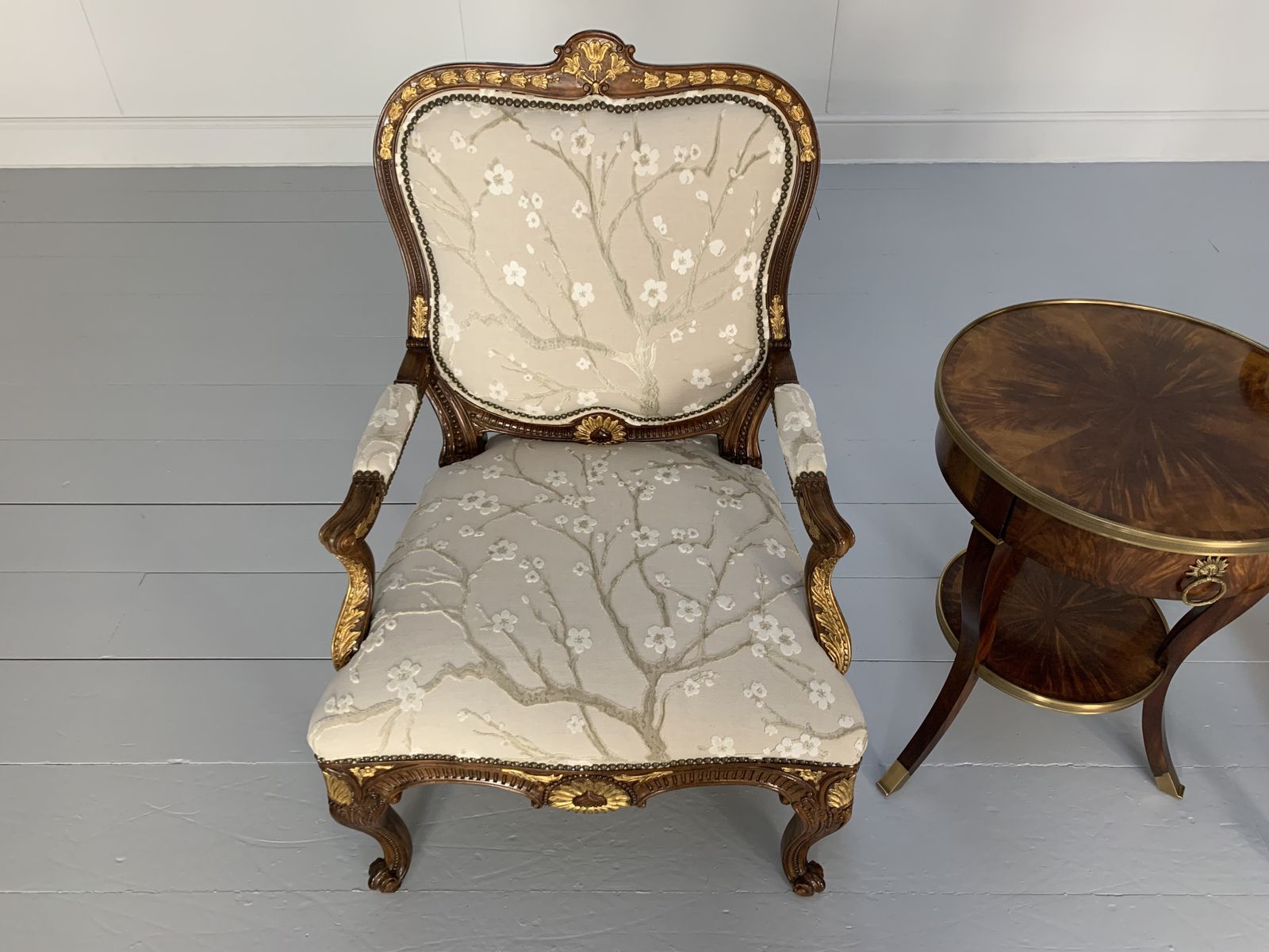 Pair Of Theodore Alexander “Spencer House” Armchairs & Table – Rrp £11,000 photo Furniture