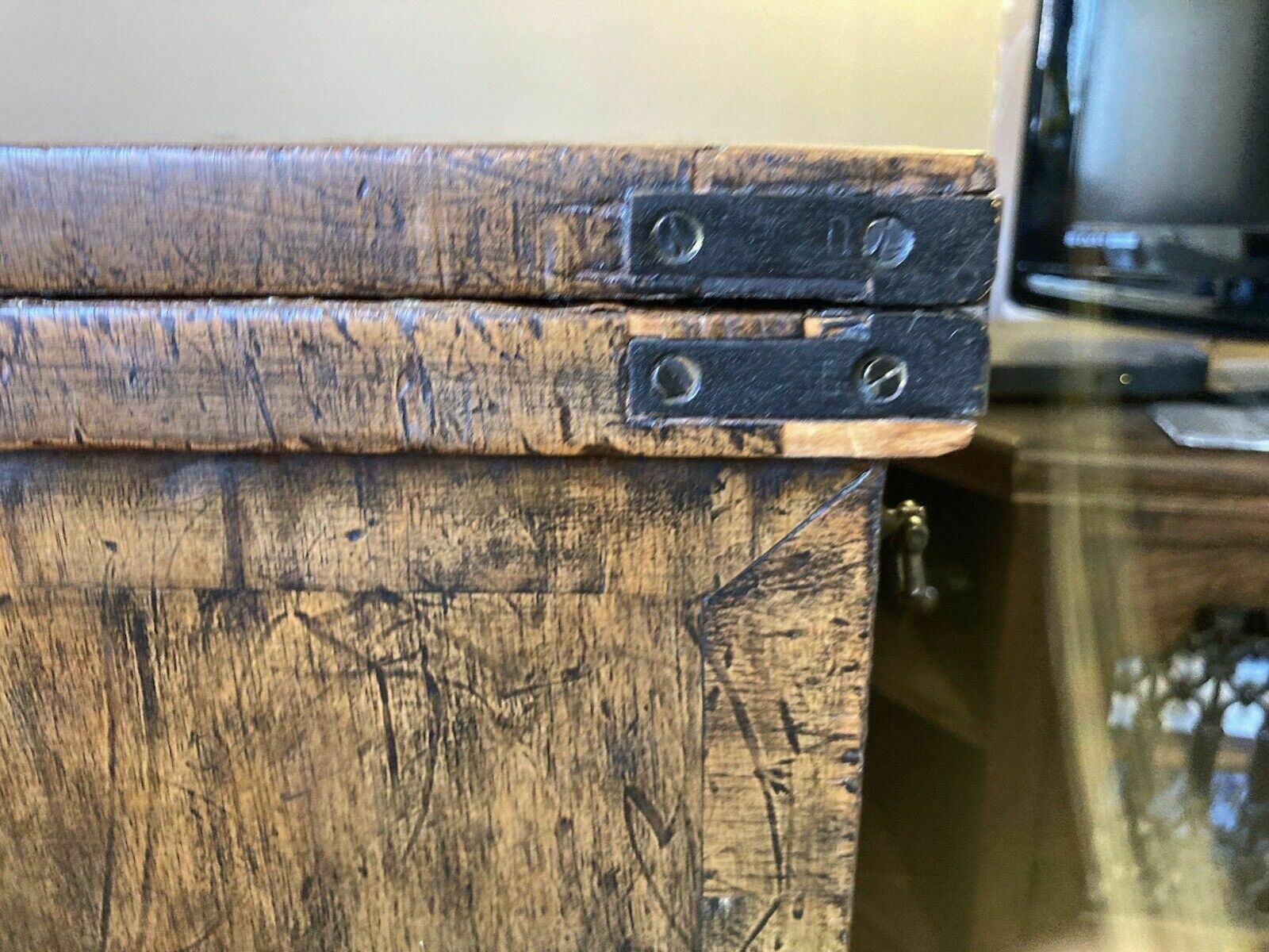 photo for sale Stunning Rare Antique Walnut Bachelors Bureau Chest Of Drawers