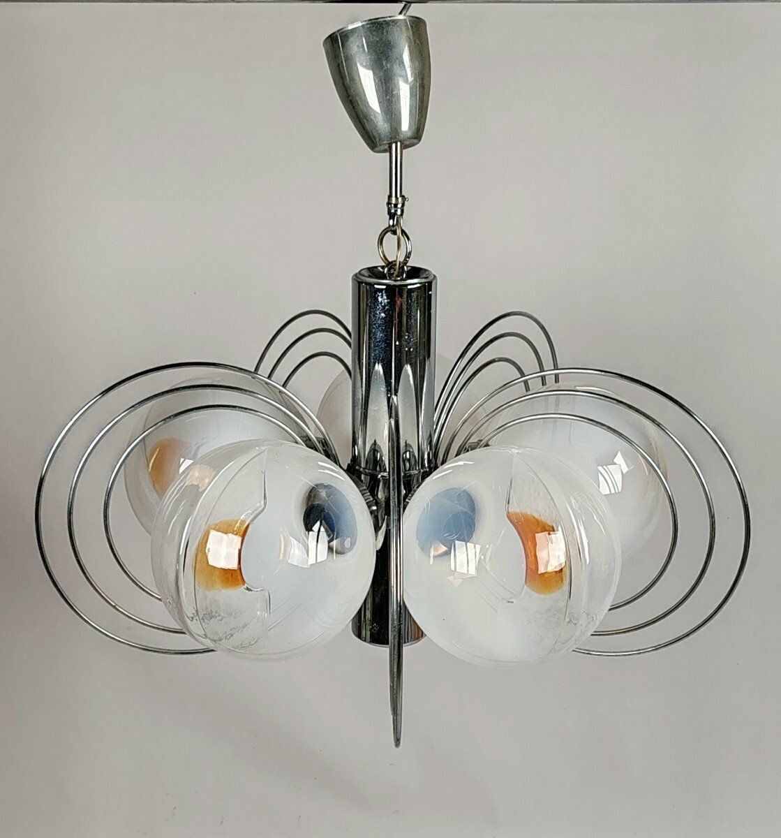 Murano Glass Chandelier. Mazzega Editions. Year 70