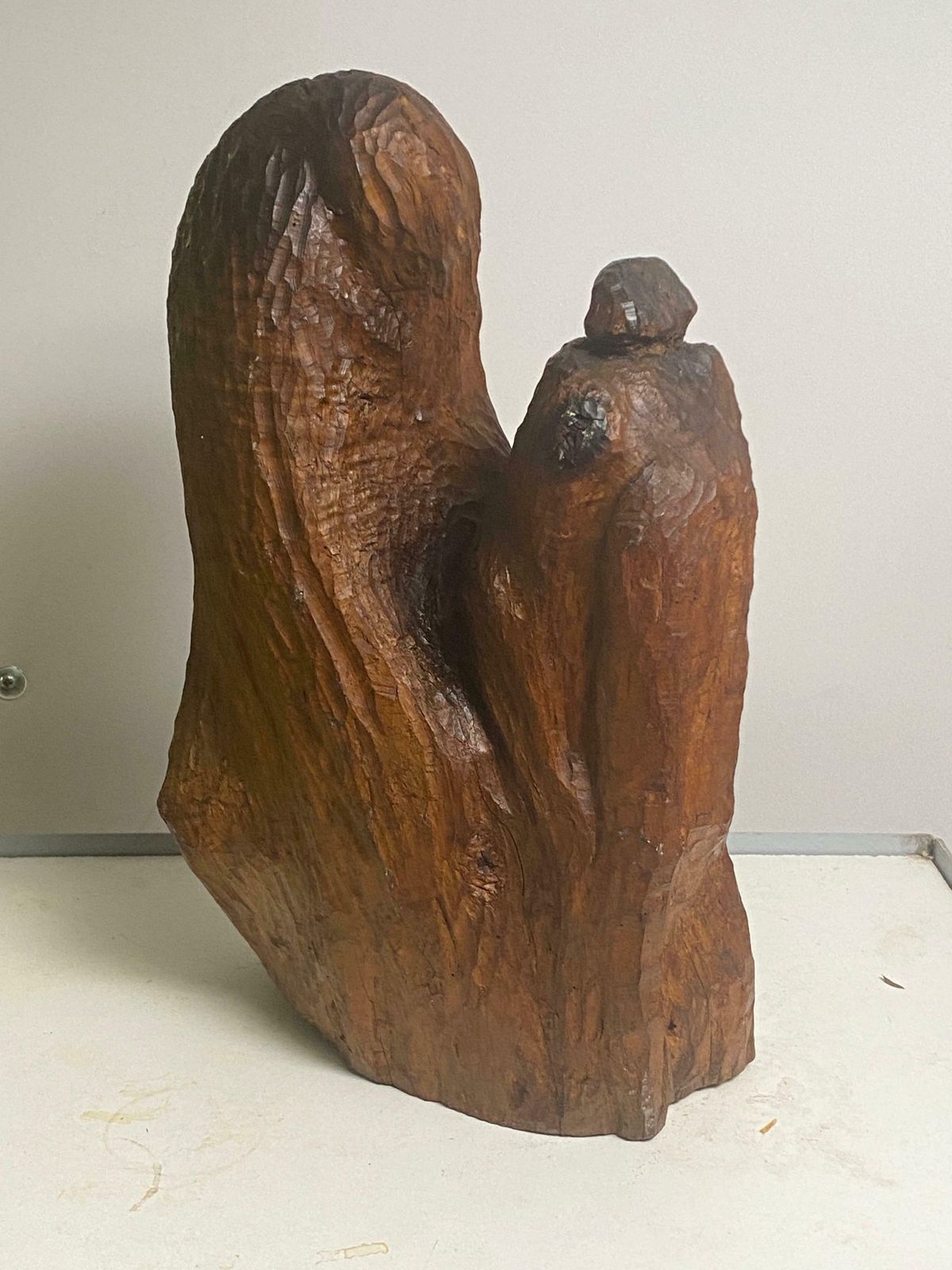 Sculpture In Wood Butalist Design, 1950s France photo 476.0
