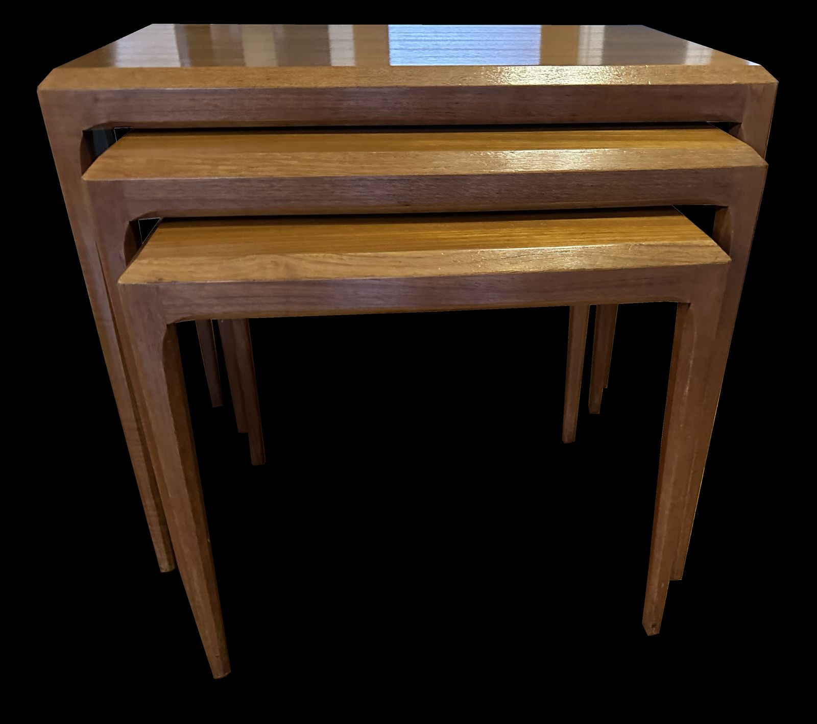 Teak Nest Of Tables By Johannes Andersen For Silkeborg