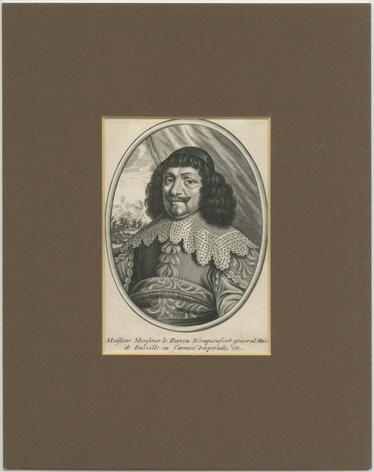 Antique Portrait Of General Adrian Von Enckevort photo furniture