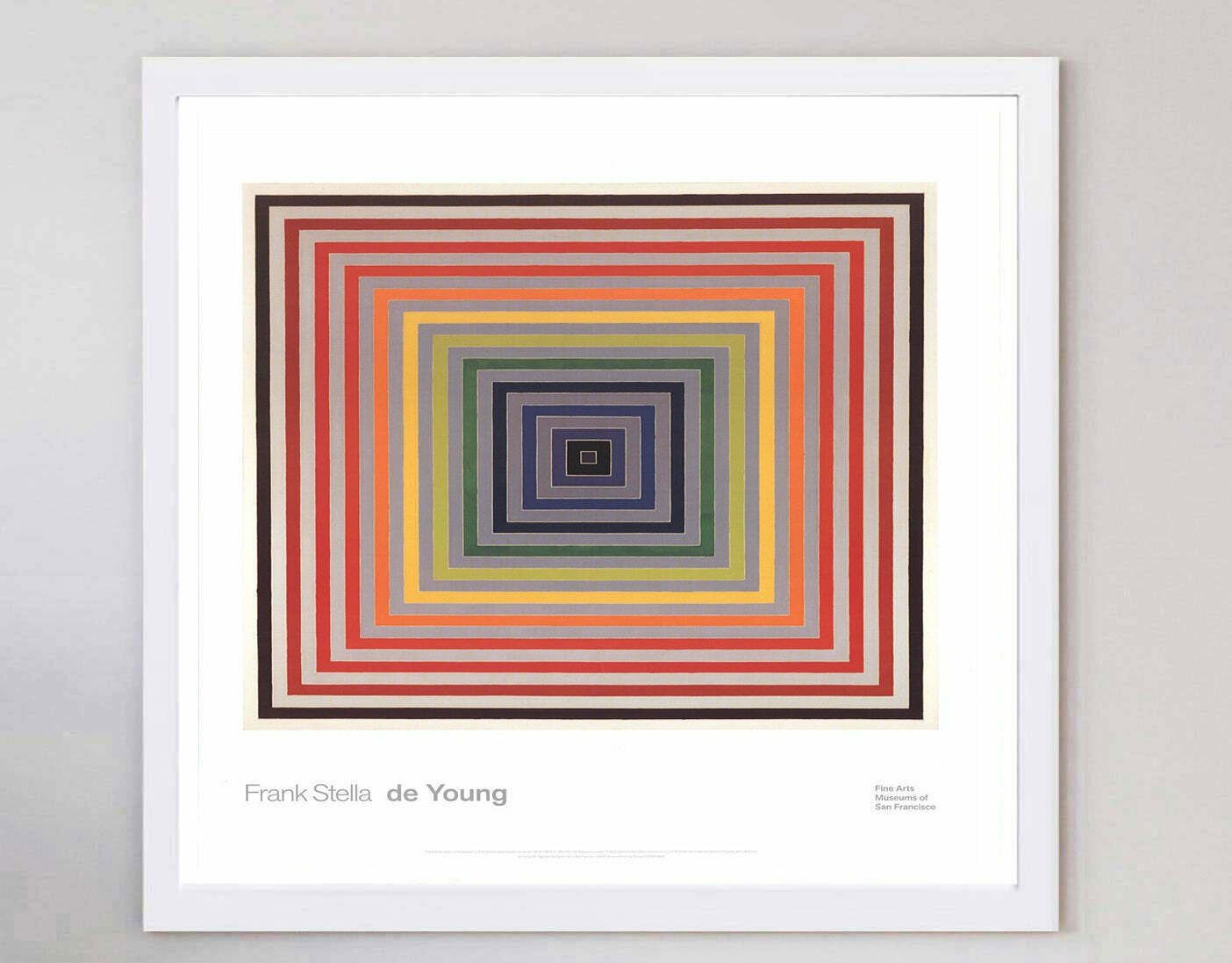 Original Vintage Poster Frank Stella   De Young Museum photo for sale