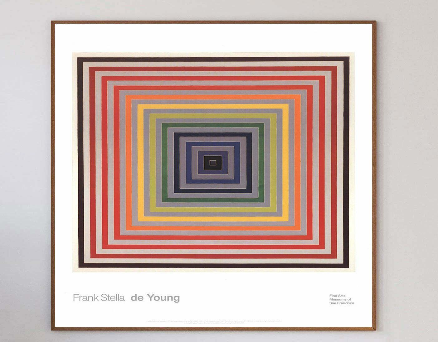 Original Vintage Poster Frank Stella   De Young Museum photo 489.0