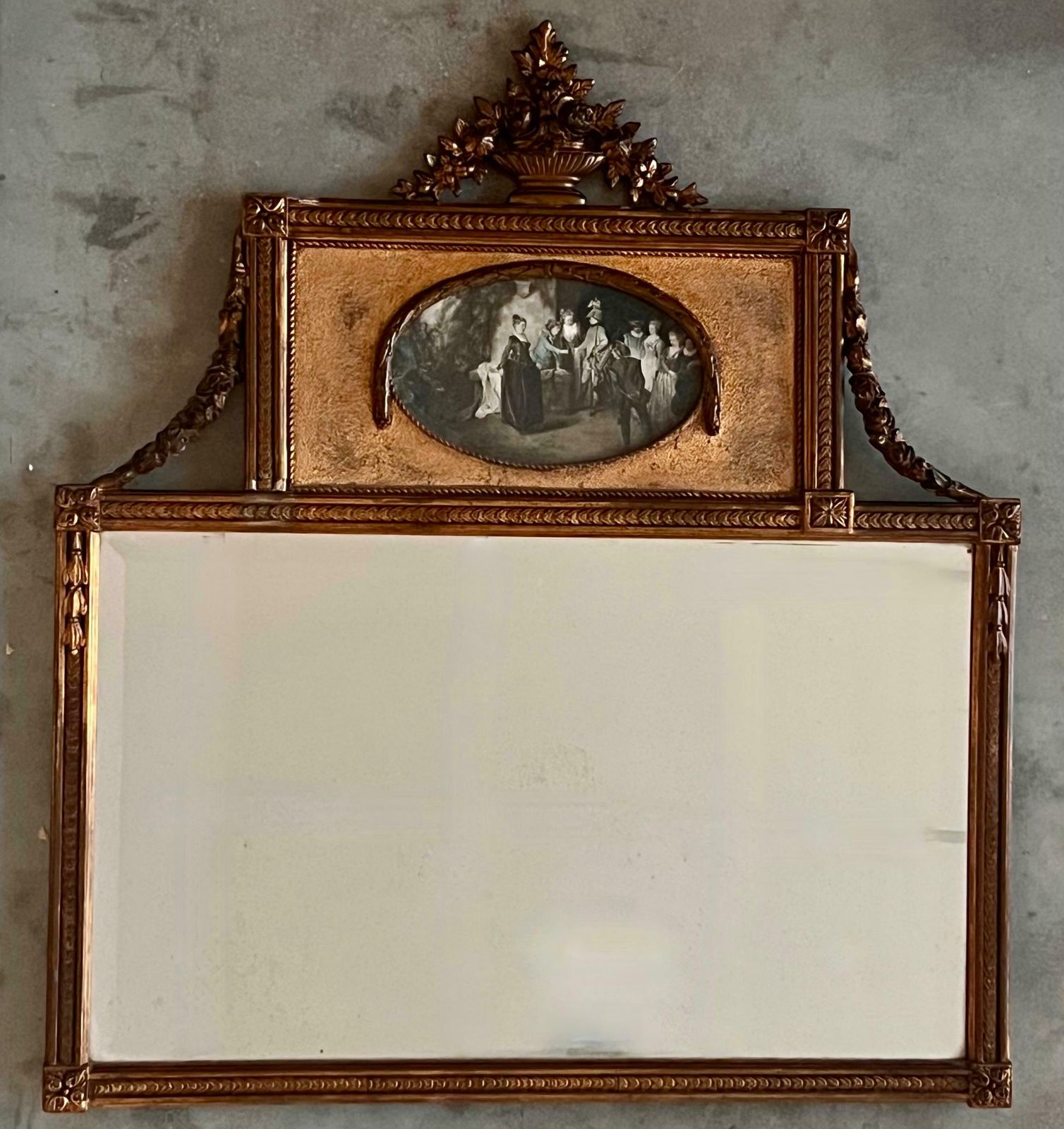 Trumeau mural rectangulaire, XIXe siècle photo furniture