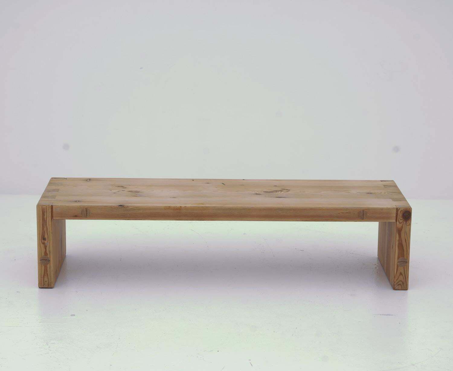 Swedish Bench In Pine By Roland Wilhelmsson, Signed By Designer photo furniture