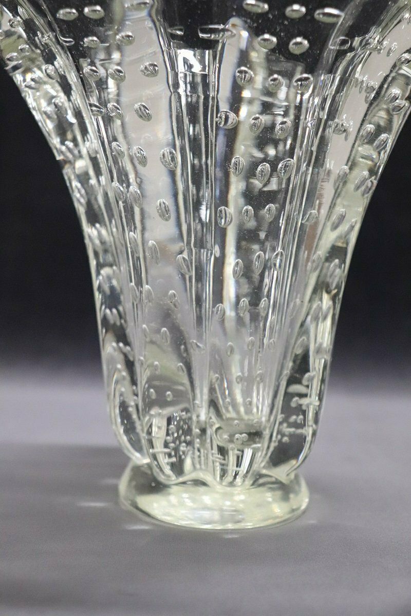 Murano Glass Vase Attributed To Ercole Barovier For Seguso, 1950s photo 1904.0