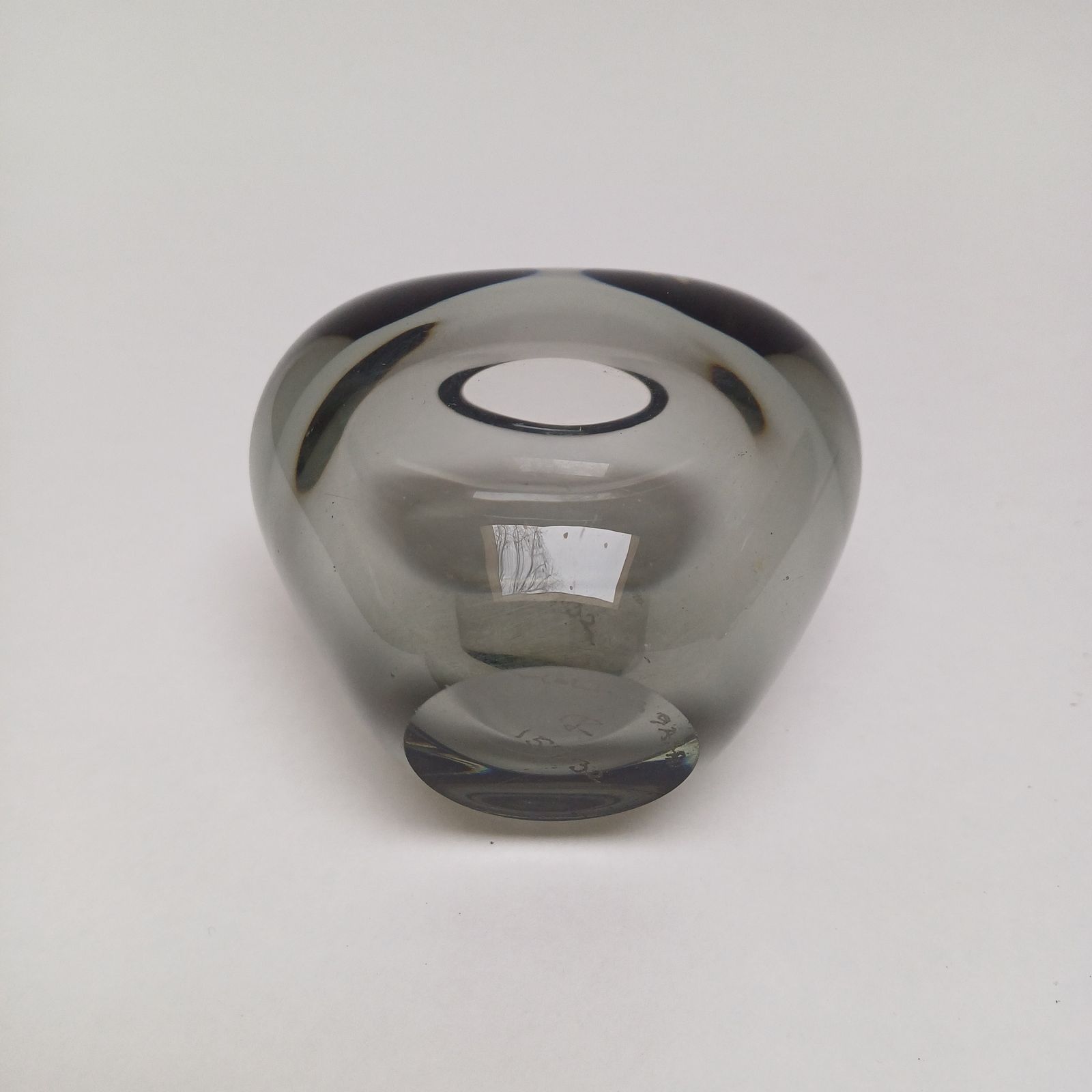 'Minuet' Smokey Grey Mid Century Vase By Per Lütken For Holmegaard photo Home Decor