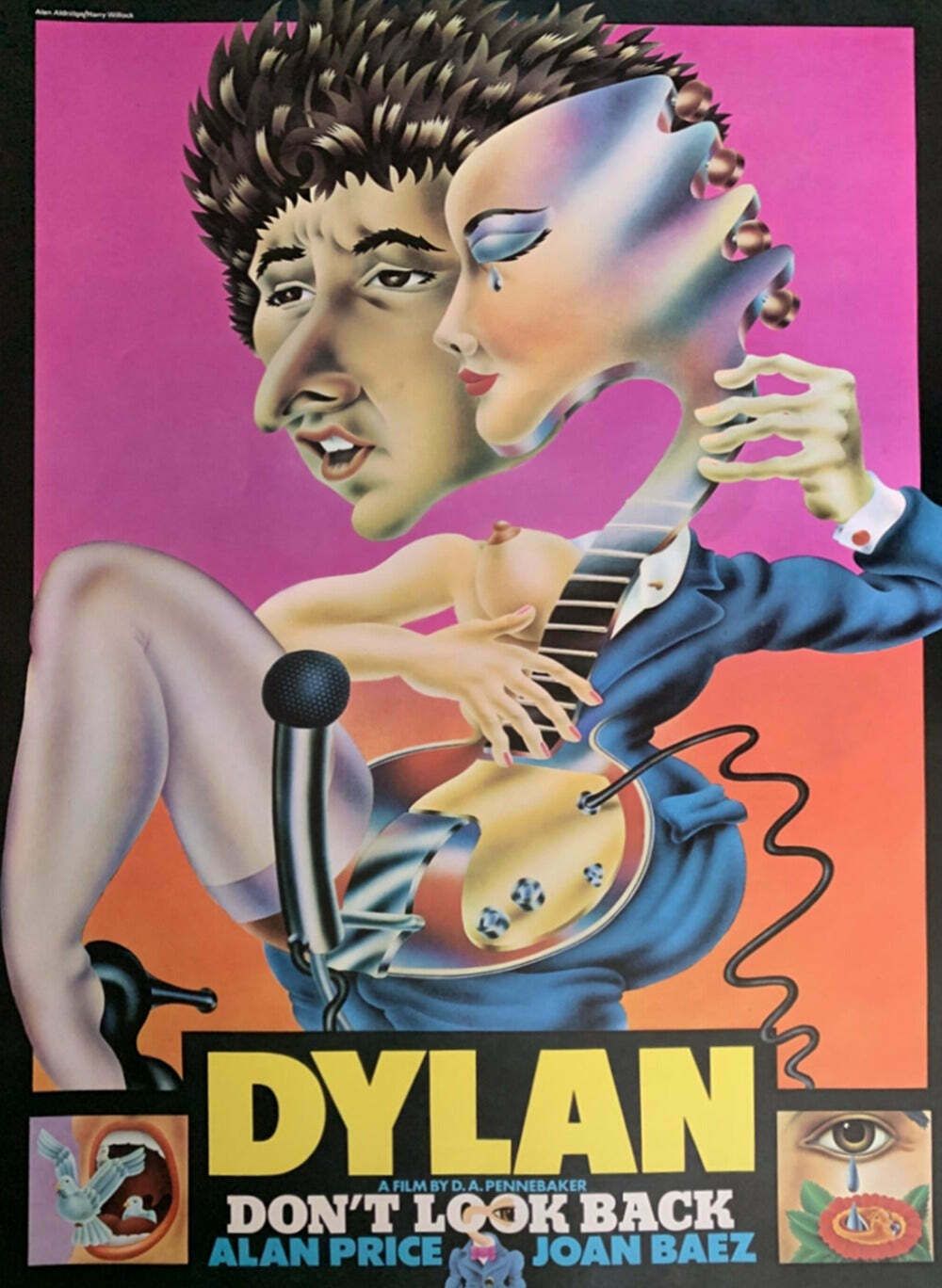 Original Vintage Poster Bob Dylan   Don't Look Back