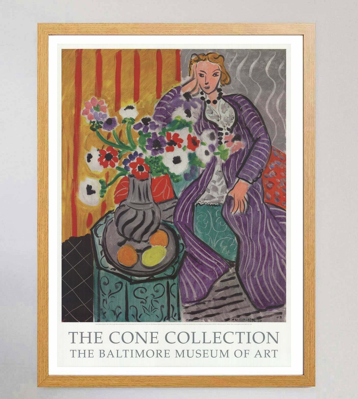 Original Vintage Poster Henri Matisse   Baltimore Museum Of Art photo Art