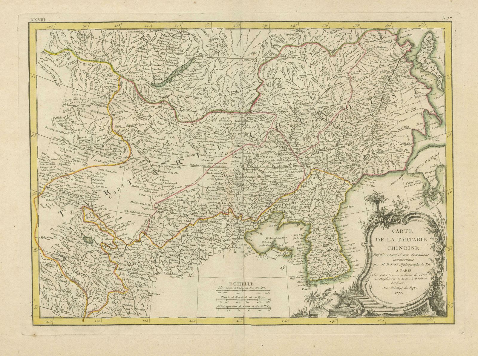 Original Old Map Of Present Day Mongolia, Northeast China And Korea photo for sale