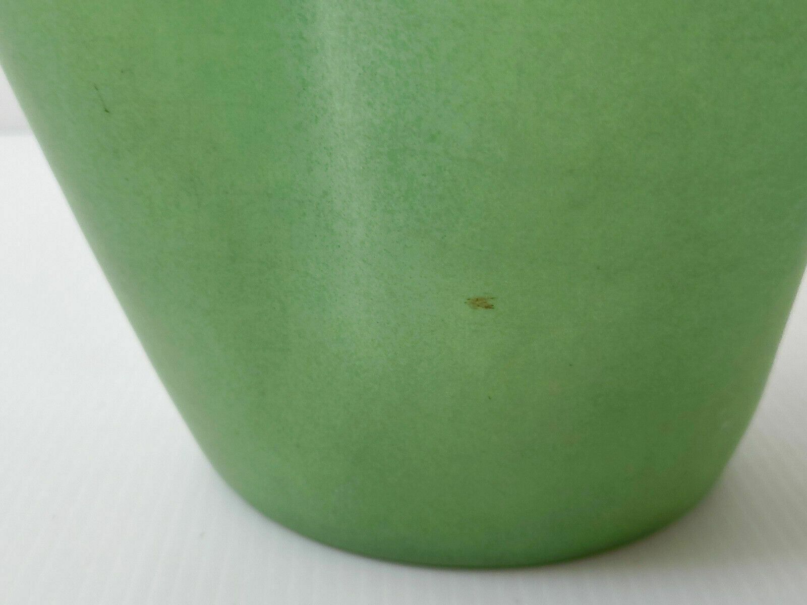 photo for sale Vintage Vase 1950 Ceramic Elchinger France Water Green & Black 50s Retro 1950s