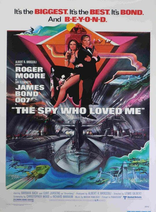 The Spy Who Loved Me Original Vintage Poster