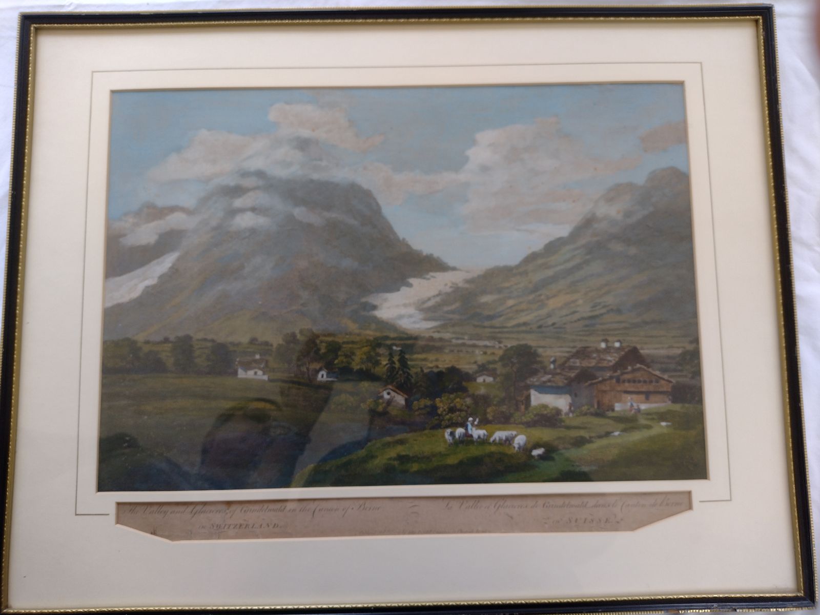 John Boydell (1719 1804) ”The Valley And Glaciers Of Grindelwald In The Canton Of Berne”
