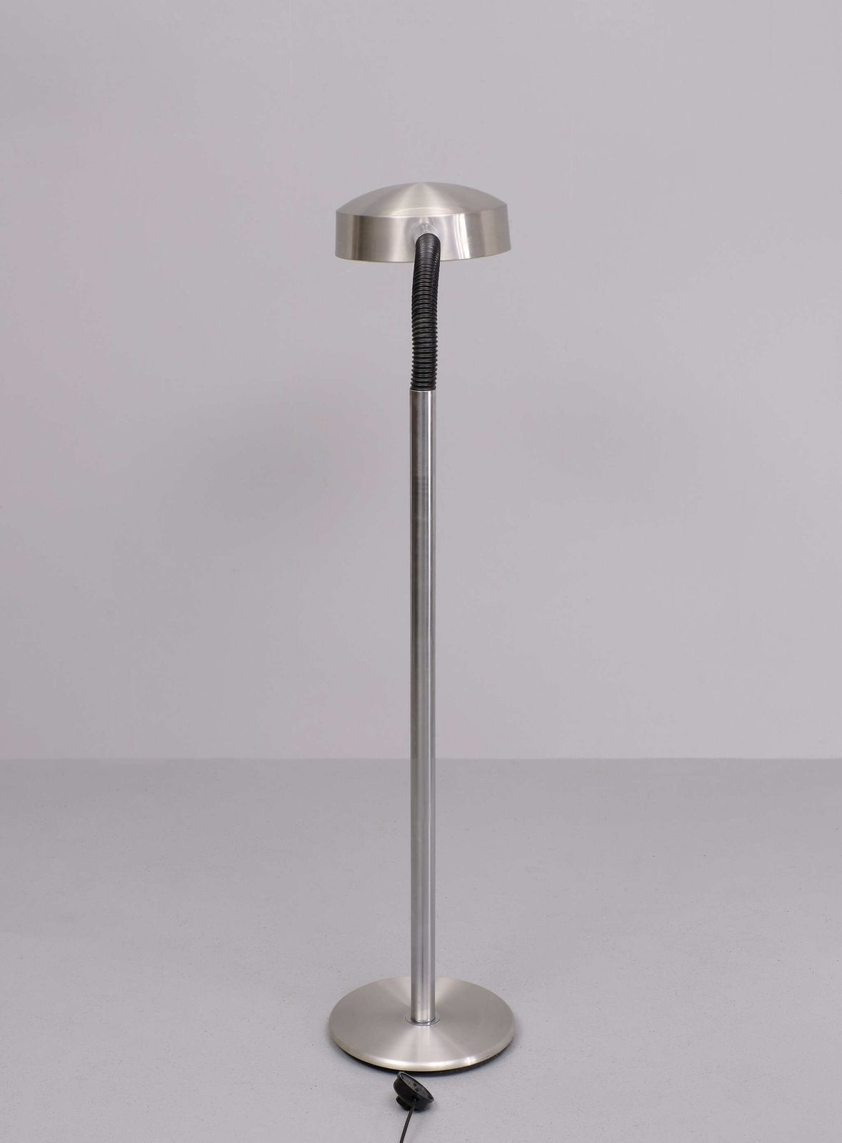 Herda Aluminum Flexible Goose Neck Floor Lamp 1970s photo Lighting