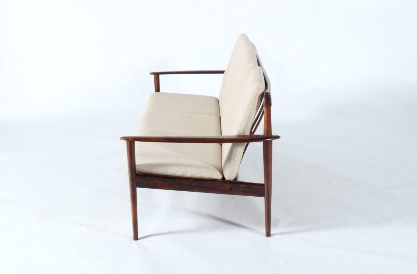photo furniture A Wonderful And Rare Danish Sofa In Rosewood By Grete Jalk Pj Mobelfabrik