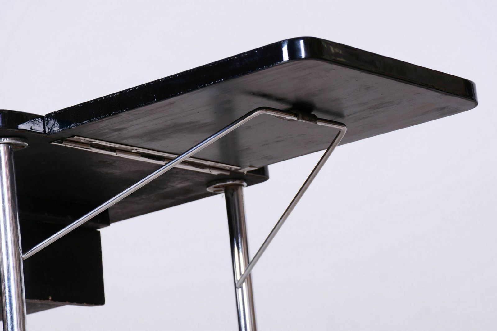 photo furniture Restored Bauhaus Small Dissociative Table, By Mücke Melder, Chrome, Czech, 1930s