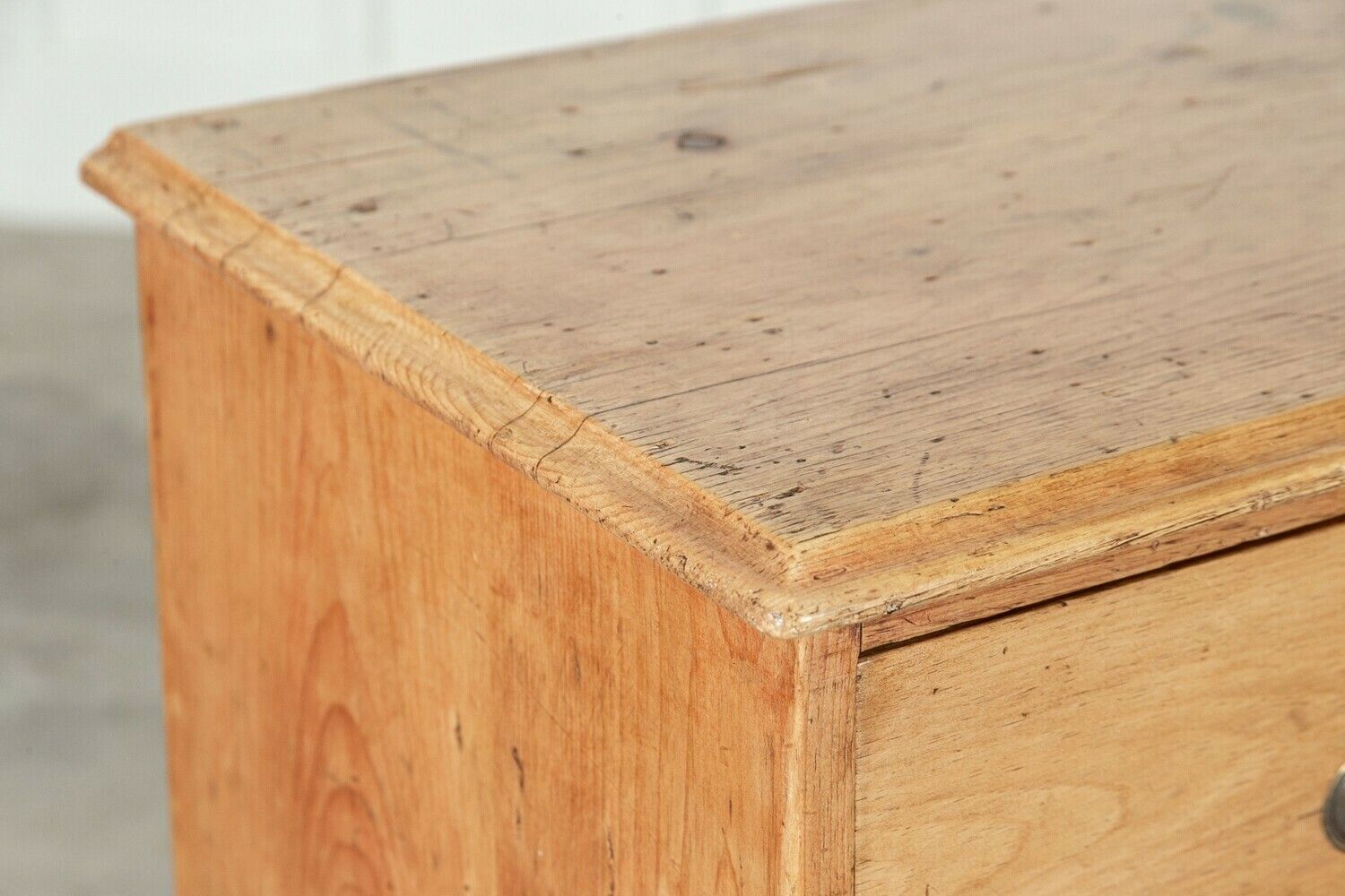3968.0 19thc English Pine Bank Haberdashery Drawers / Counter photo