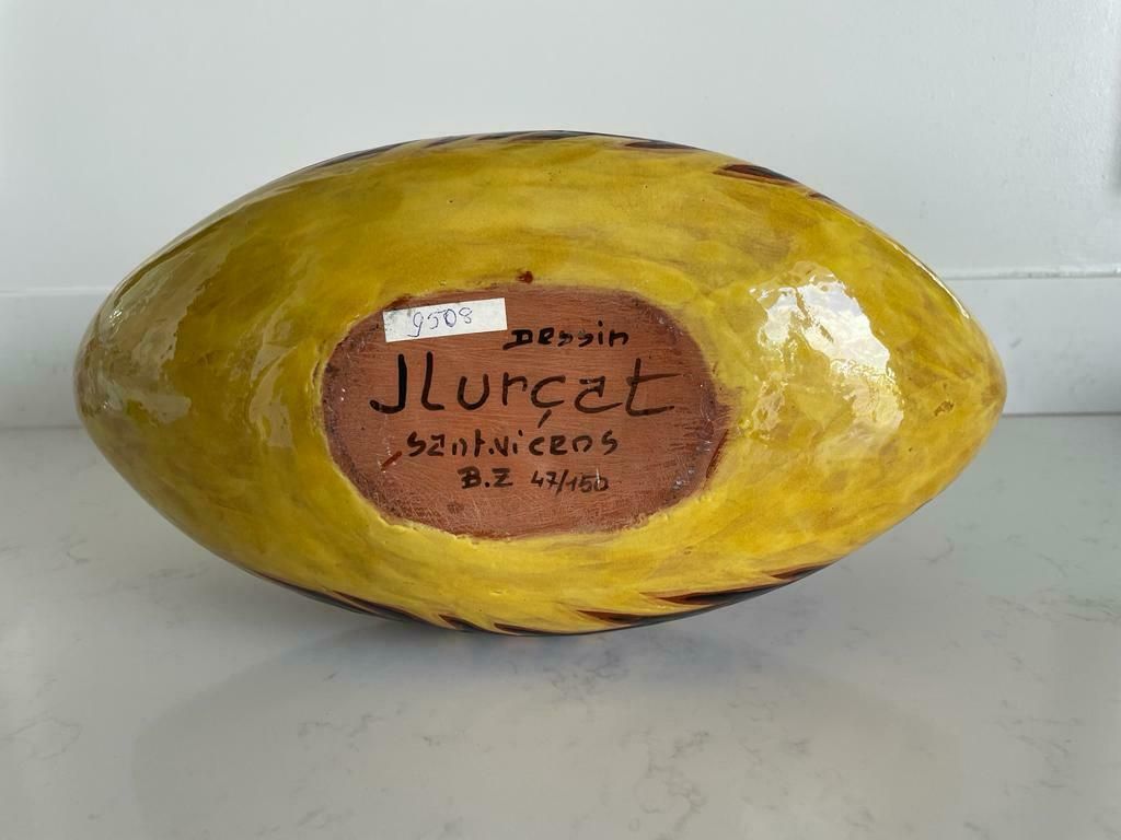 Jean Lurcat Glazed Ceramic Vase, Sant Vincens, Circa 1955, France photo 10537.0