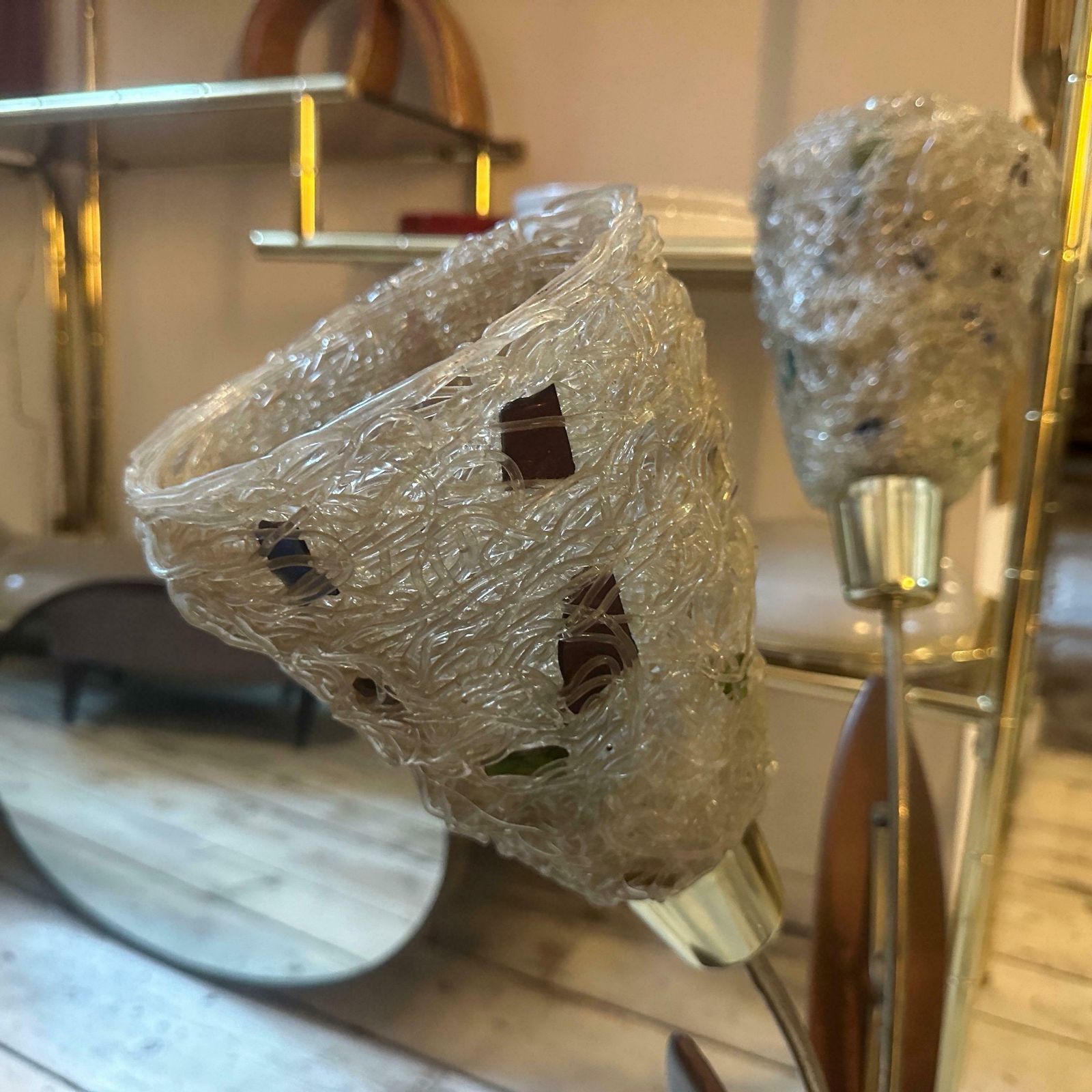 1980s Gaetano Pesce Style Modern Metal, Resin And Plastic Italian Table Lamp photo 1318.0