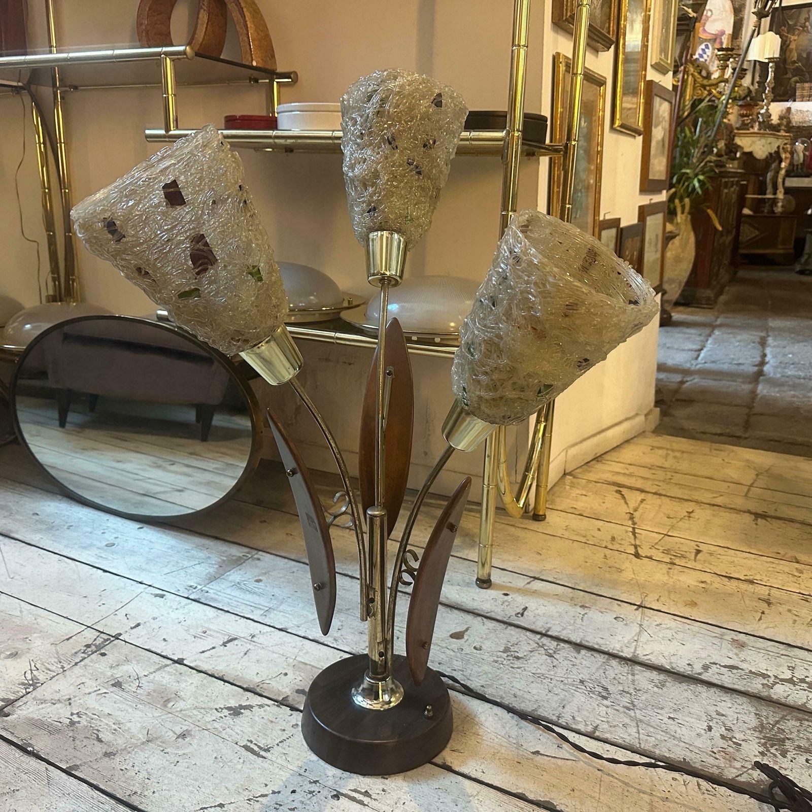 1980s Gaetano Pesce Style Modern Metal, Resin And Plastic Italian Table Lamp photo buy