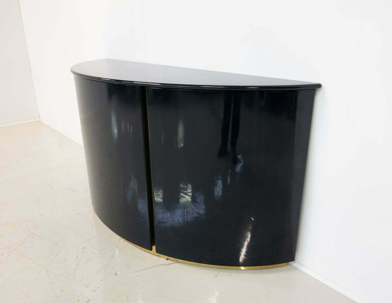 photo furniture Mid Century Modern Blue Sideboard By Luigi Caccia Dominioni For Azucena, 1970s