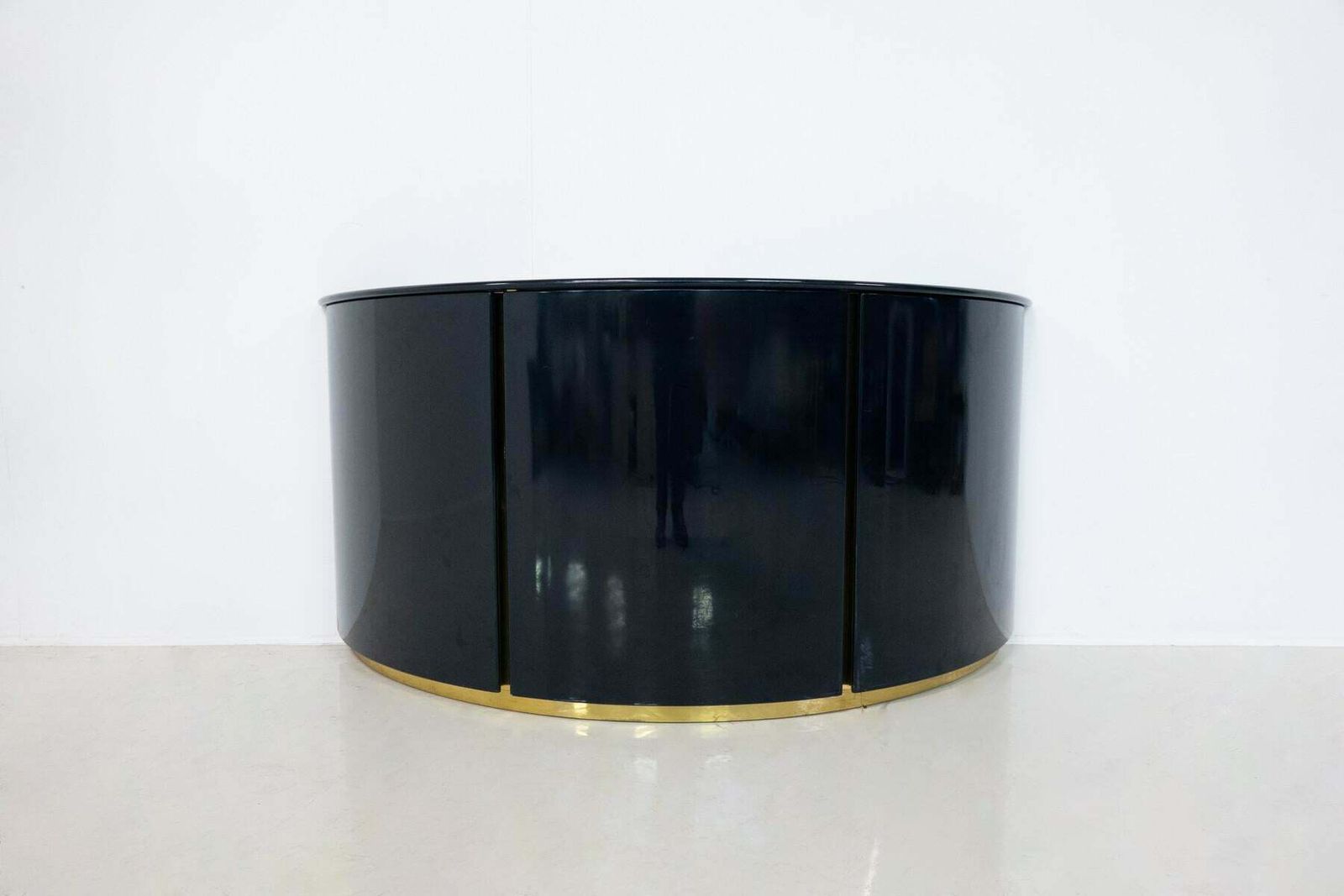 Furniture Mid Century Modern Blue Sideboard By Luigi Caccia Dominioni For Azucena, 1970s photo