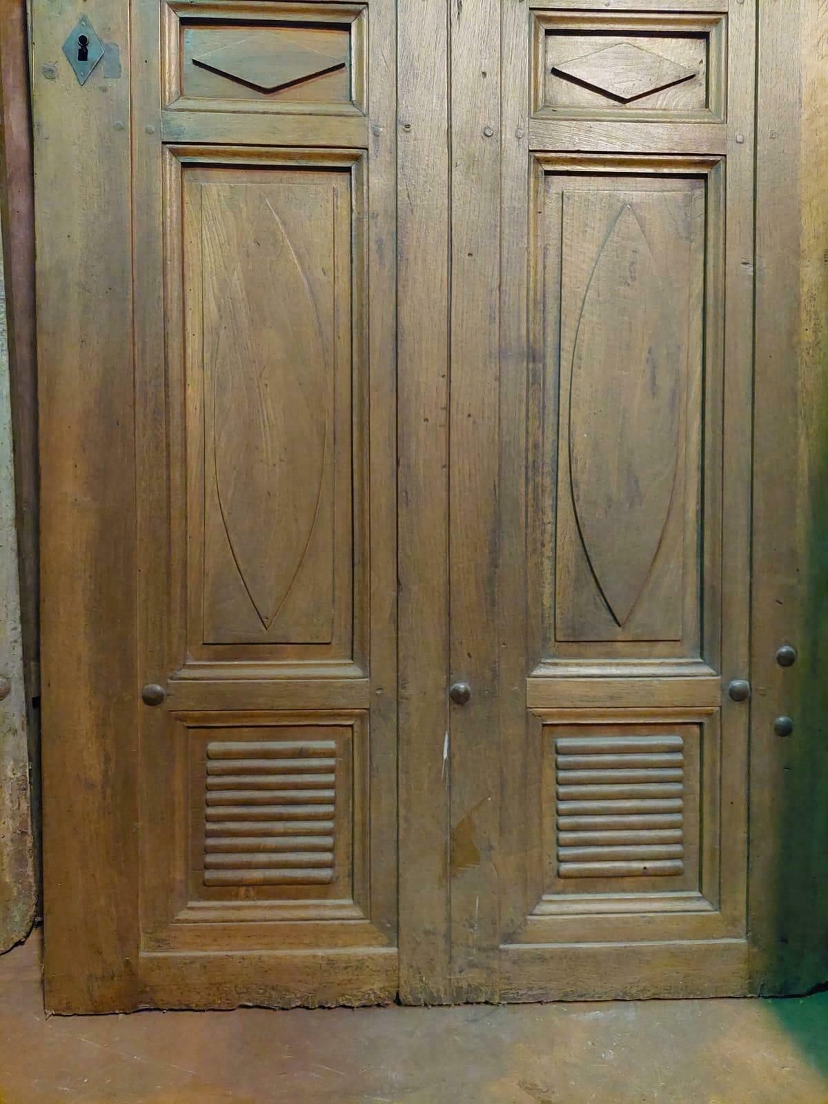 Single Leaf Entrance Door Carved In Walnut, Italy photo furniture