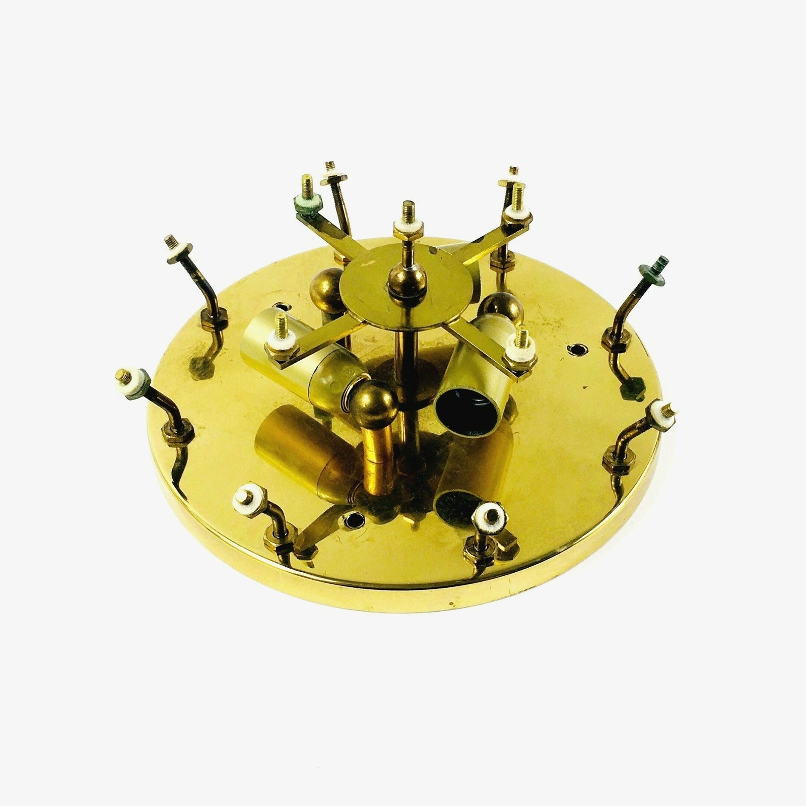 Lighting Mid Century Floral Murano Glass Flush Mount By Ernst Palme For Palwa, Germany, 1960s photo