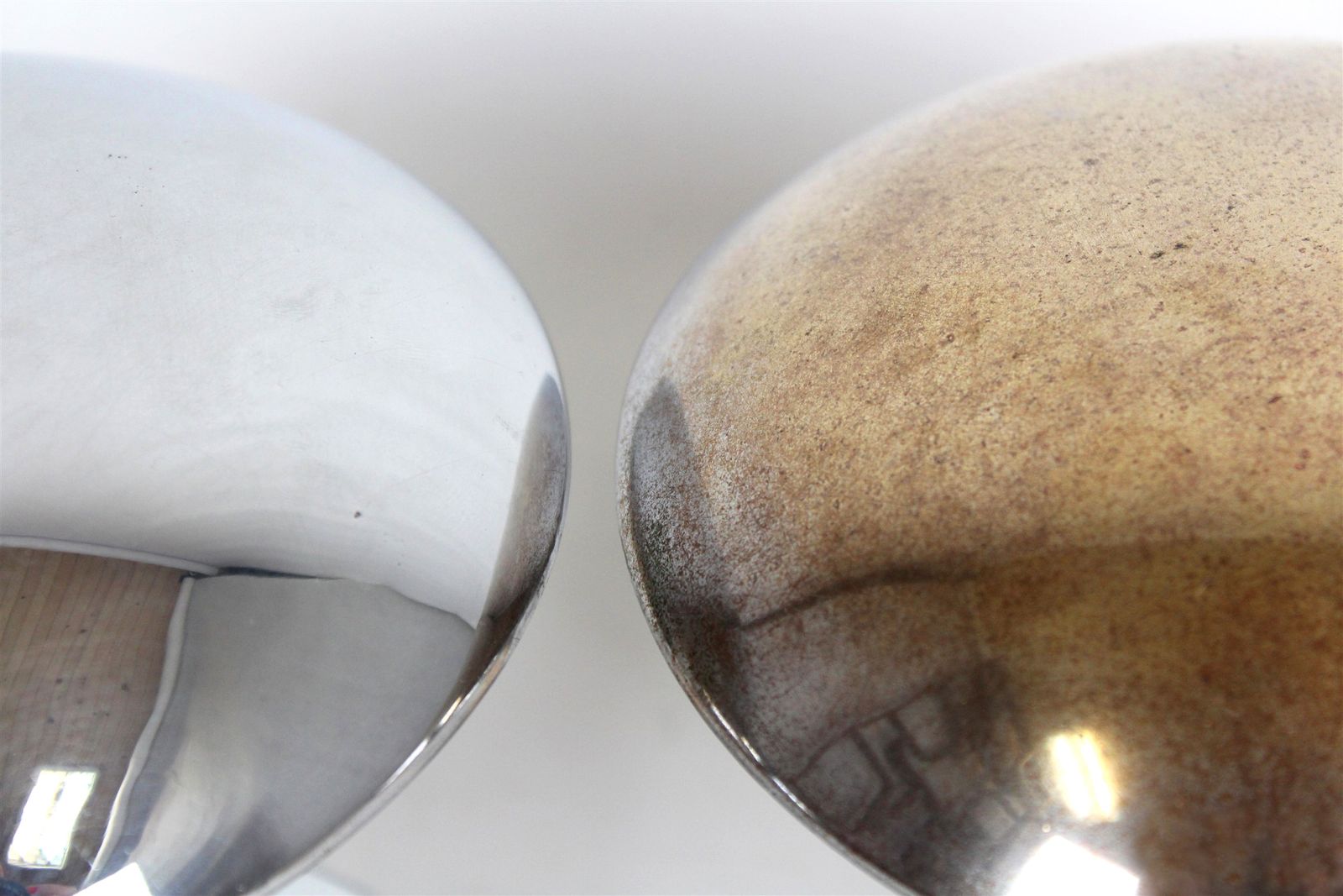 Bauhaus Style Chrome Table Lamps From Napako, 1940s, Set Of 2 photo vintage